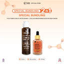 [ SYB Bundling Eksfoliasi & Brightening ]- Toner Badan & NEW SYB AHA Brightening Body Serum with DNA Salmon  30gr