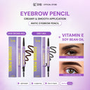 SYB EYEBROW PENCIL with Vitamin E & Soybean Oil [Tersedia 2 warna : Grey & Dark Brown]