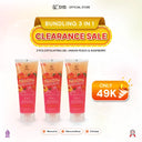SPECIAL BUNDLING 3pcs - Exfoliating Gel Peach&Raspberry [for face & body]