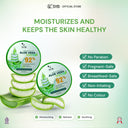 SYB PAKET 2IN1 PEMBERSIH BULU & PELEMBAB KULIT (DEPILATORY HAIR REMOVAL + SOOTHING GEL ALOEVERA 92%)