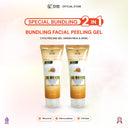 [ SPECIAL BUNDLING ] 2 PCS PEELING GEL  GET 1 PC EXFOLIATING GEL RANDOM (PEACH/DNA)