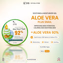 BUNDLING 2in1 Depilatory Cream + Soothing Gel [Paket Pembersih Bulu & Melembabkan Kulit]    - DEPILATORY CREAM + SOOTHING GEL ALOEVERA SNAIL 92