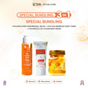 PAKET HEMPAS KULIT BURIK DNA SALMON (AHA SKINBOOST TONER + MECCA ANUGRAH 2IN1 + CREAM LIPATAN KULIT)