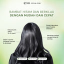 SHAMPOO PENGHITAM RAMBUT - SYB OLIVE BLACK HAIR MAGIC with OLIVE OIL (SACHET)