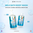 NEW SYB BP MILK BATH BODY WASH WITH GOAT MILK & SWIFTLET NEST 270 & 500 ML