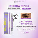 SYB EYEBROW PENCIL with Vitamin E & Soybean Oil [Tersedia 2 warna : Grey & Dark Brown]