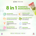 SYB PAKET BUNDLING GLOWING (PEELING GEL ALOE VERA + BRIGHTENING GLOW SERUM + 5 JELLY MASK WATERMELON)