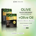 SHAMPOO PENGHITAM RAMBUT - SYB OLIVE BLACK HAIR MAGIC with OLIVE OIL (SACHET)