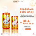NEW SYB BP BHA PAPAYA BODY WASH WITH KOJIC ACID