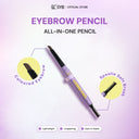 SYB EYEBROW PENCIL with Vitamin E & Soybean Oil [Tersedia 2 warna : Grey & Dark Brown]