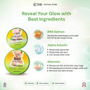 SYB PAKET BIBIT PEMUTIH (AHA TONER + LOTION BIBIT + SCRUB BIBIT DNA SALMON(100gr) + INFUSE DNA)