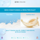 NEW SYB BP MILK BATH BODY WASH WITH GOAT MILK & SWIFTLET NEST 270 & 500 ML