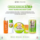 Bundling 5in1 (AHA Skinboost Body Toner+Bibit Body Wash 270ml+Lotion Bibit+Scrub Bibit DNA 100ml+In-Fuse DNA)