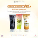 SYB SPECIAL BUNDLING PEELING GEL 3PCS (ALOE VERA, MILK & SNAIL, CHARCOAL)