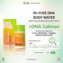 [ SPECIAL BUNDLING 2in1 DNA SALMON ]-  Mecca Anugrah 2in1 Body Lotion + IN-Fuse DNA Instant Bright (Paket Perawatan Tubuh Mencerahkan)