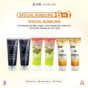 SYB Special Bundling 6pcs [2pcs Peeling Aloevera + 2pcs Peeling Snail + 2pcs Peeling Charcoal]