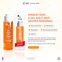 SYB BUNDLING 4IN1 (3PCS NEW SYB AHA SKINBOOST BODY TONER DNA SALMON + 1PCS SYB WHITENING CREAM LIPATAN KULIT)