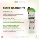 SYB NATUR90 GREEN TEA & ALOE VERA PEEL OFF MASK (TUBE)