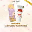 NEW SYB DEPILATORY HAIR REMOVAL 100 ML [Cream Pembersih Bulu Hanya 7 Menit & Minim Bau Amonia]