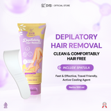 NEW SYB DEPILATORY HAIR REMOVAL 100 ML [Cream Pembersih Bulu Hanya 7 Menit & Minim Bau Amonia]