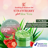 SYB SOOTHING & MOISTURE GEL ALOEVERA PLUS STRAWBERRY - SYBofficial