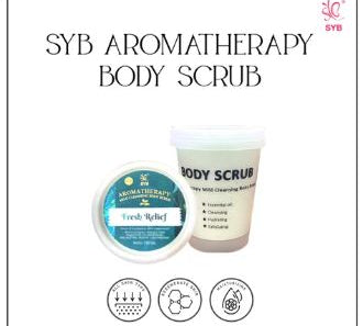 NEW SYB AROMATHERAPY MILD CLEANSING BODY SCRUB 3 VARIAN