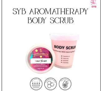 NEW SYB AROMATHERAPY MILD CLEANSING BODY SCRUB 3 VARIAN
