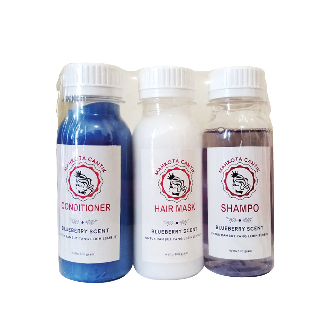 SHAMPOO MAHKOTA CANTIK 3 IN 1 BLUEBERRY - SYBofficial
