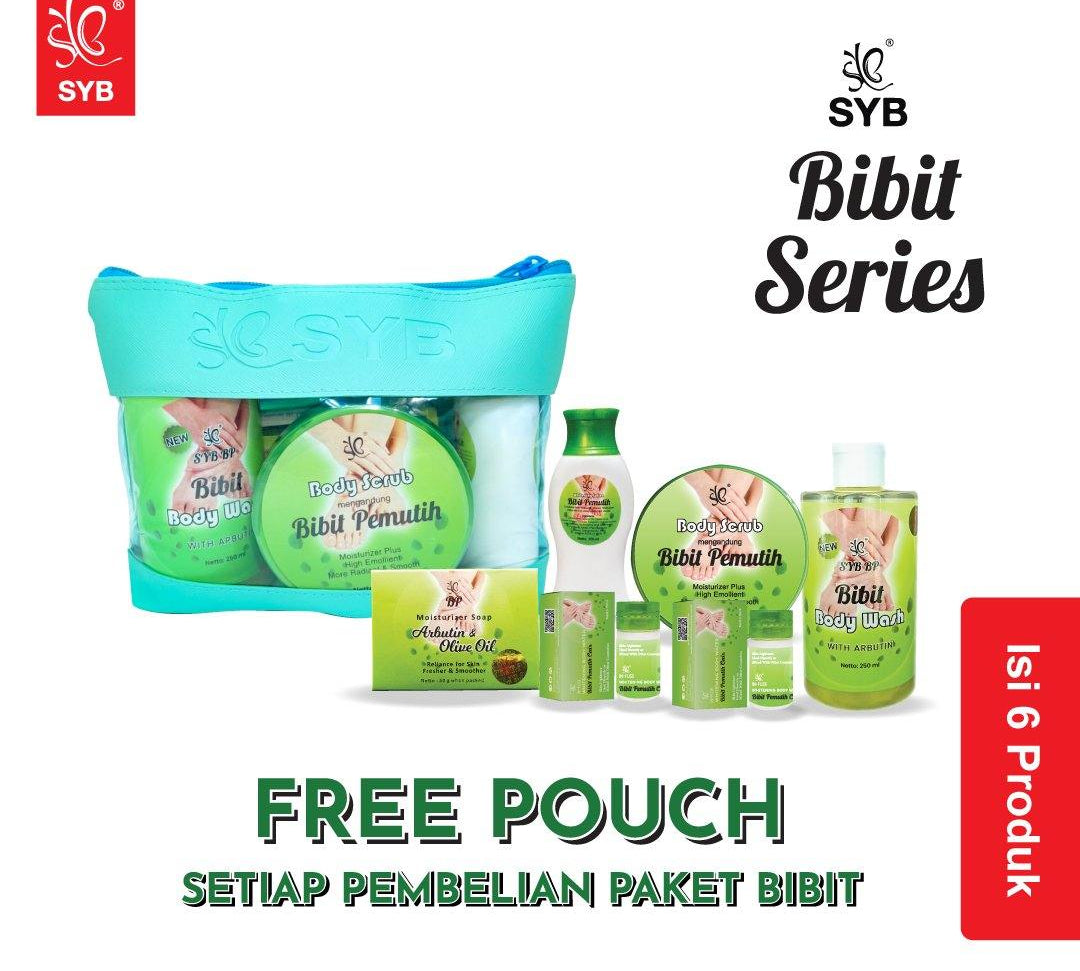 PAKET BIBIT - SABUN,LOTION,BODY SCRUB 200ML,IN-FUSE 2X & BODY WASH 250ML - SYBofficial