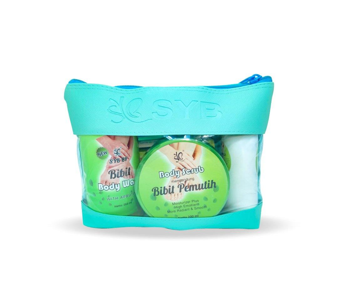 PAKET BIBIT - SABUN,LOTION,BODY SCRUB 200ML,IN-FUSE 2X & BODY WASH 250ML - SYBofficial