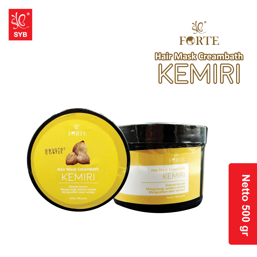 SYB FORTE HAIR MASK CREAMBATH KEMIRI - SYBofficial