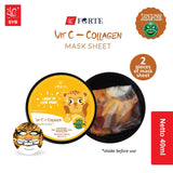 MASKER ANIMAL-VIT C-COLLAGEN SHEET MASK GAMBAR HEWAN/POT ISI2 (KUNING) - SYBofficial