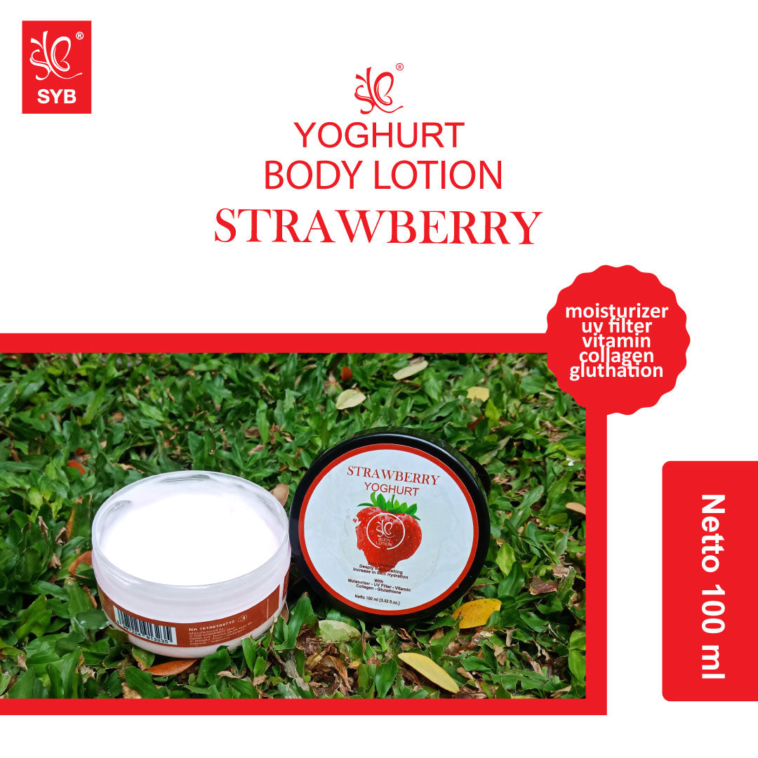SYB YOGHURT BODY LOTION STRAWBERRY - SYBofficial