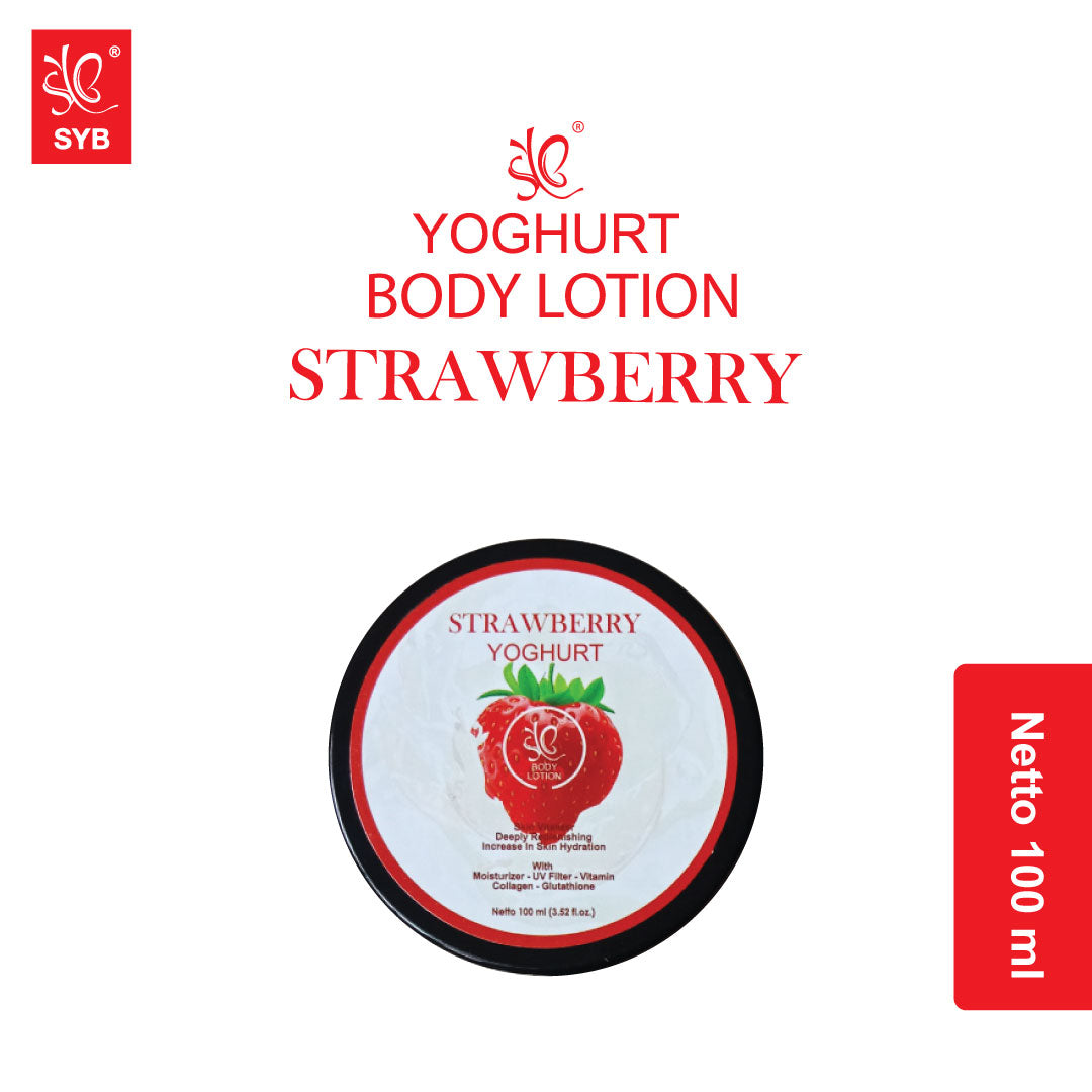 SYB YOGHURT BODY LOTION STRAWBERRY - SYBofficial
