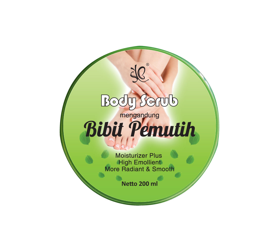 SYB BODY SCRUB BIBIT PEMUTIH 200 ML - UKURAN BESAR LEBIH HEMAT 15% - SYBofficial