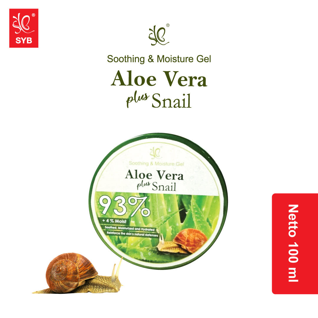 SYB SOOTHING & MOISTURE GEL ALOEVERA PLUS SNAIL - SYBofficial