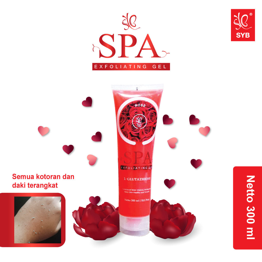 SYB BODY SPA EXFOLIATING GEL - ROSE - SYBofficial