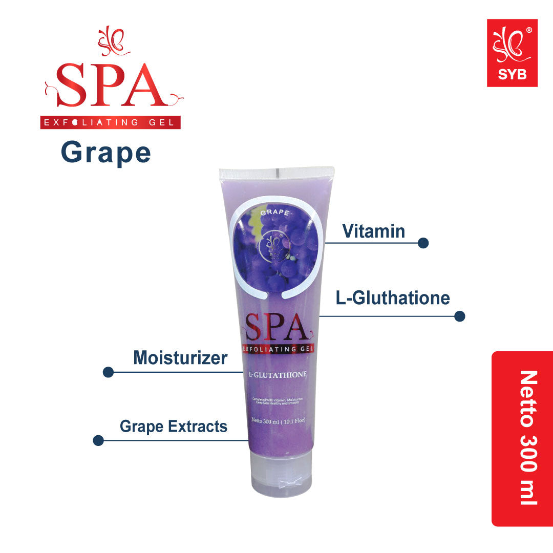 SYB BODY SPA EXFOLIATING GEL - GRAPE - SYBofficial