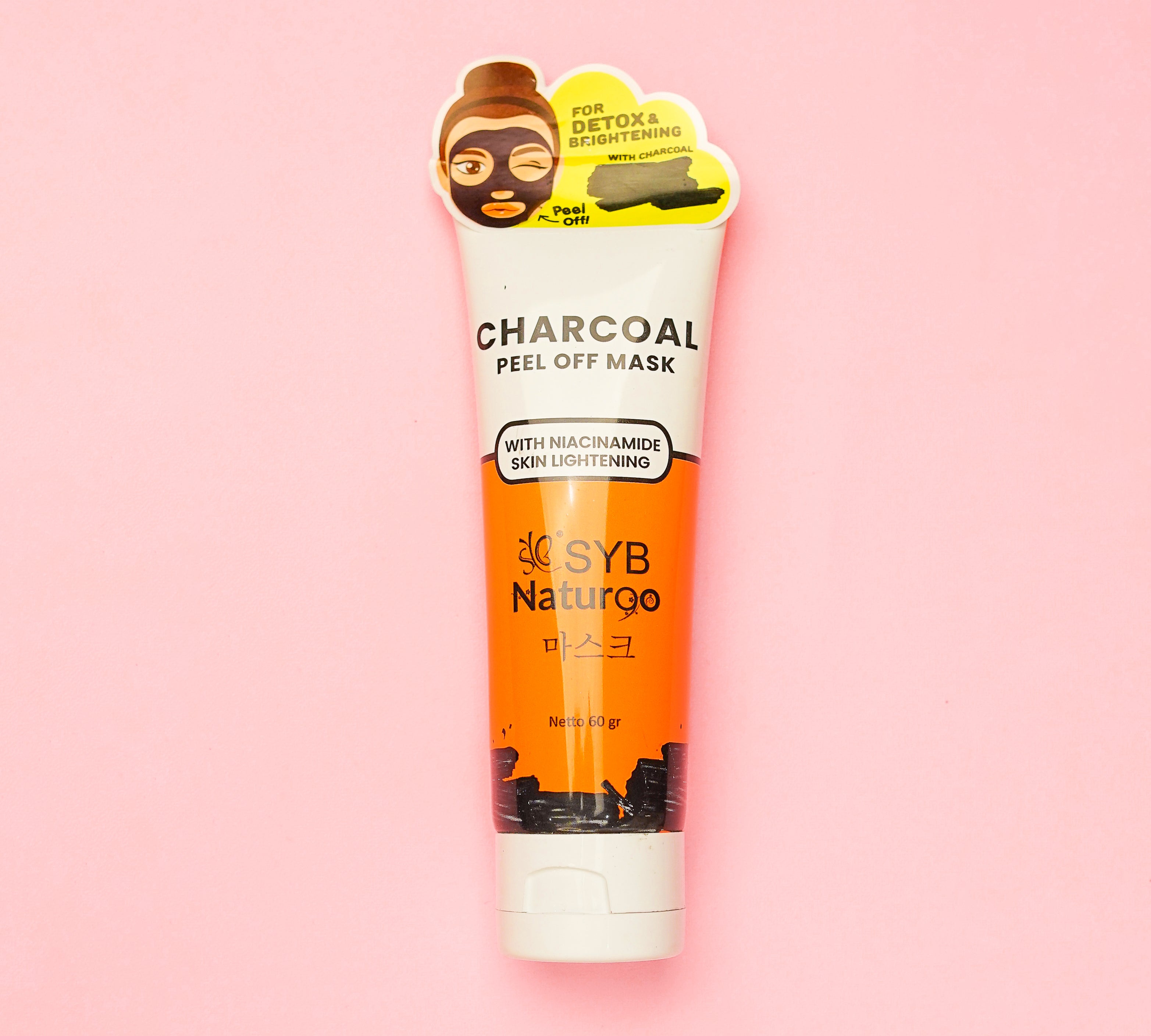 SYB NATURGO Charcoal Peel Off Mask TUBE - SYBofficial