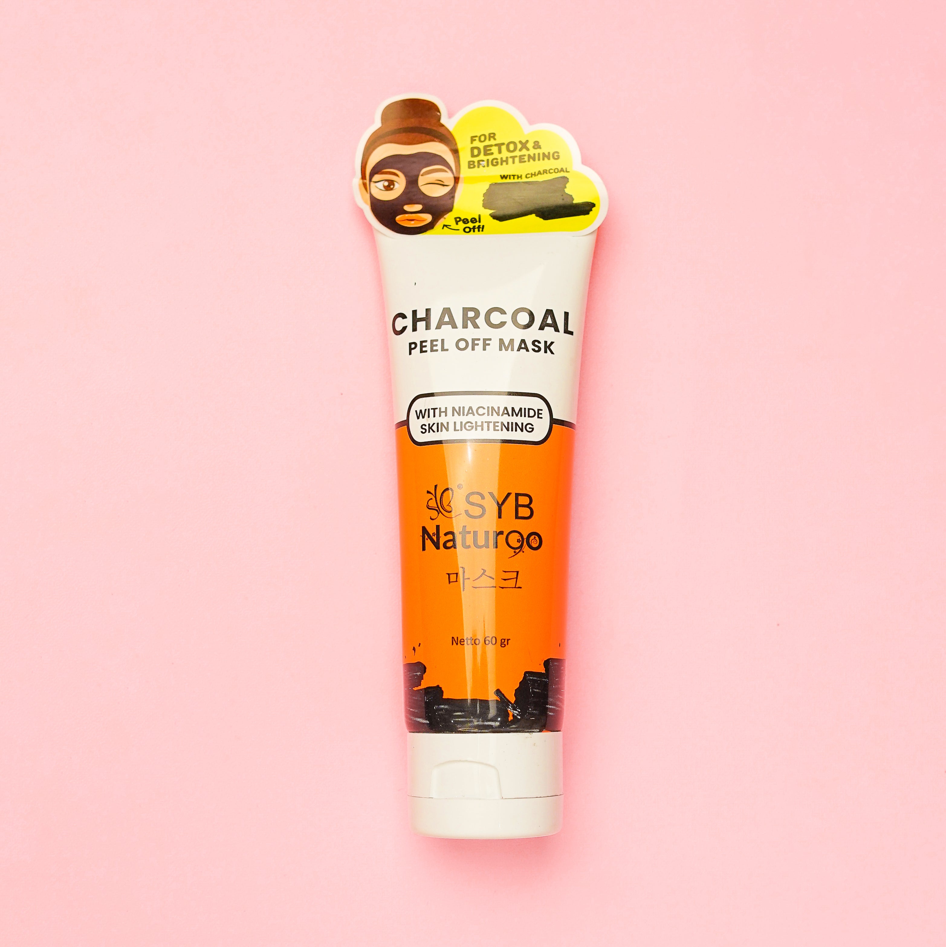 SYB NATURGO Charcoal Peel Off Mask TUBE - SYBofficial