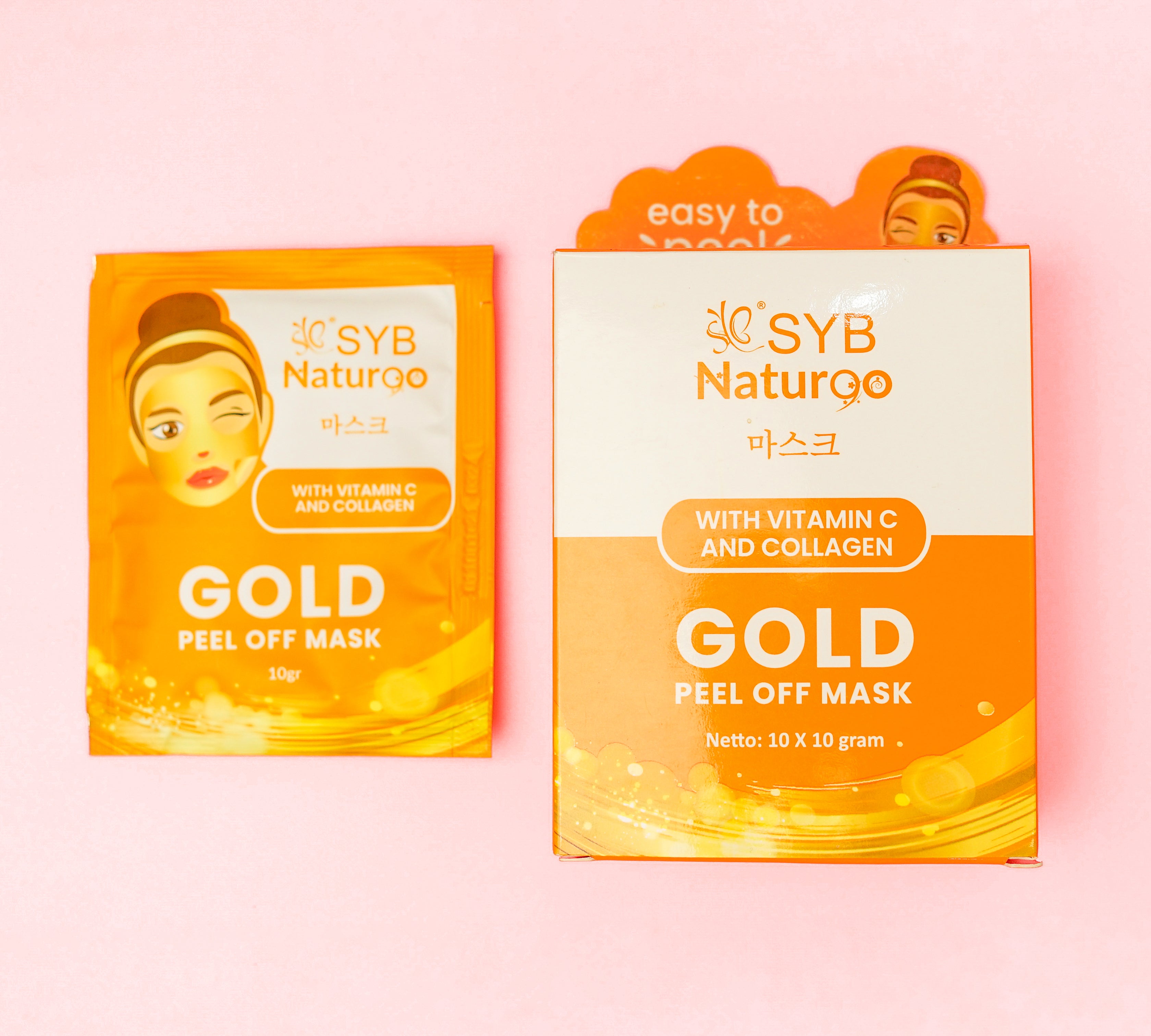 SYB NATURGO Gold Peel Off Mask - SYBofficial