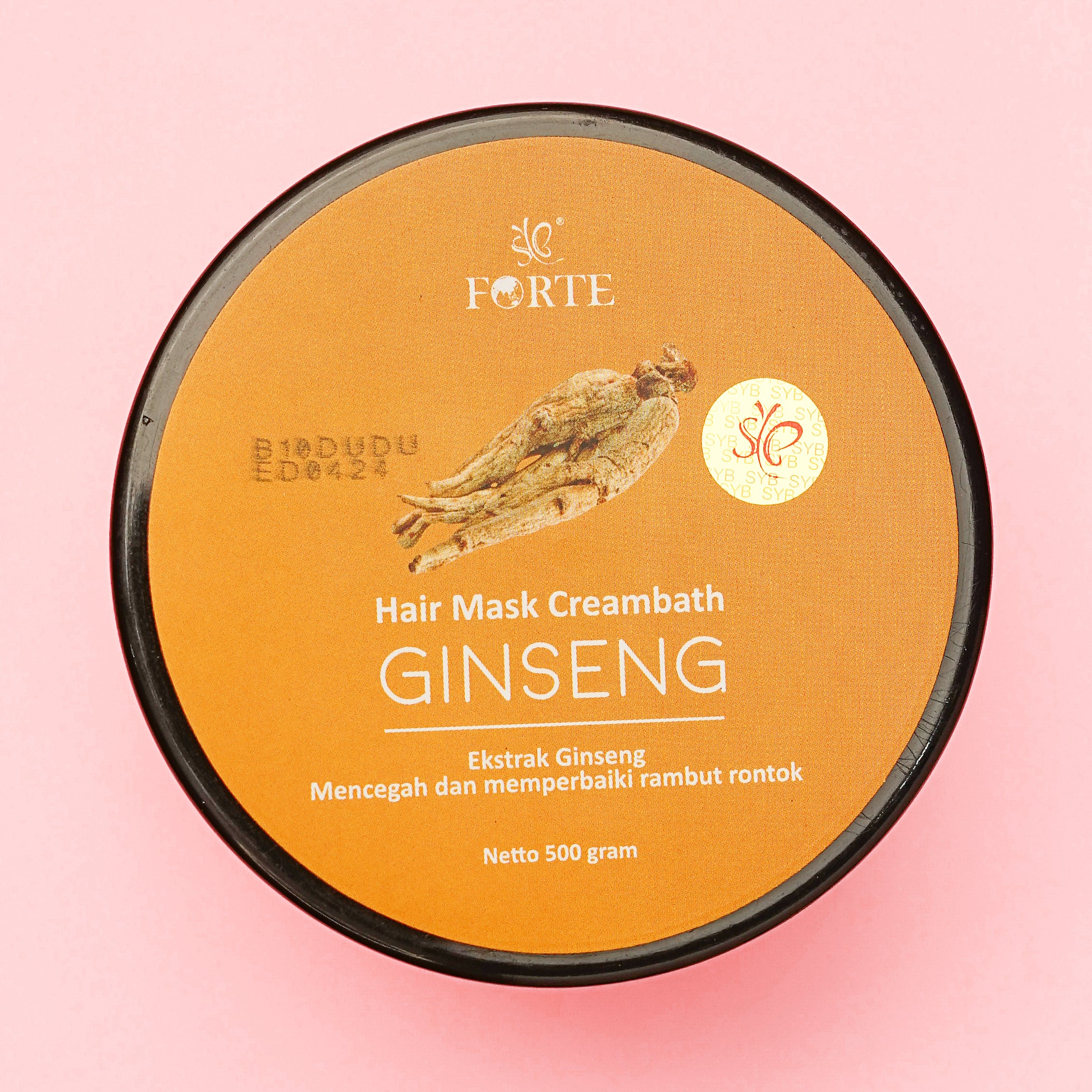 SYB FORTE HAIR MASK CREAMBATH GINSENG - SYBofficial