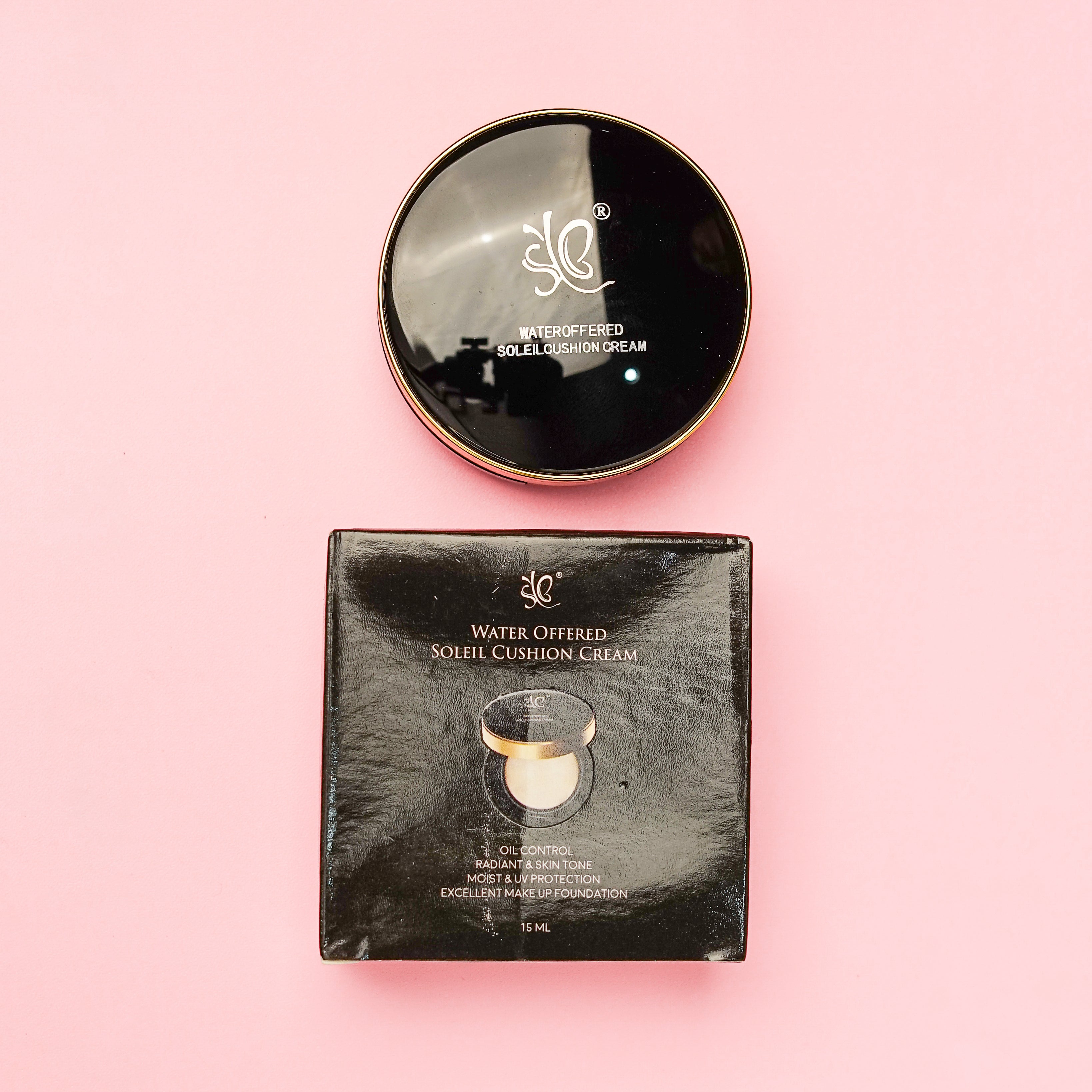 SYB WATER SOLEIL CUSHION CREAM - LIGHT BEIGE (FREE LIPTINT) - SYBofficial