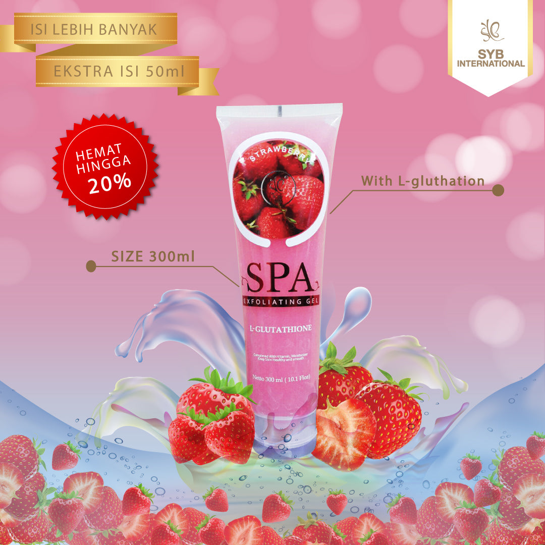 SYB BODY SPA EXFOLIATING GEL - STRAWBERRY - SYBofficial
